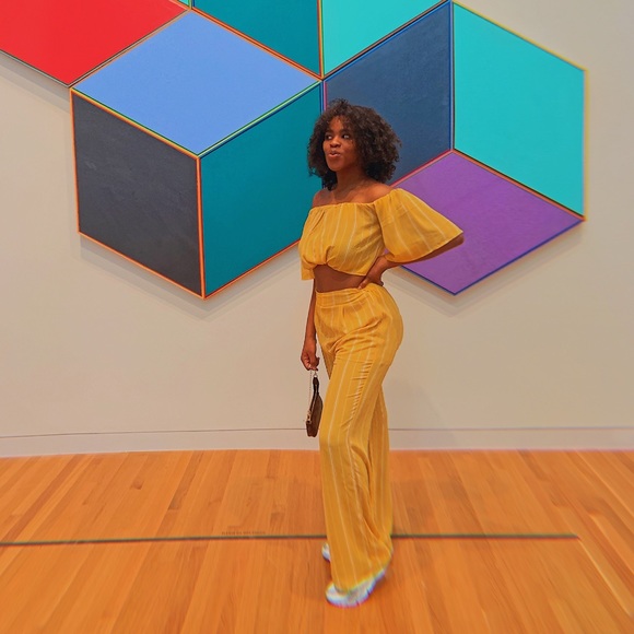 Love Tree Yellow Two piece set - Picture 2 of 7